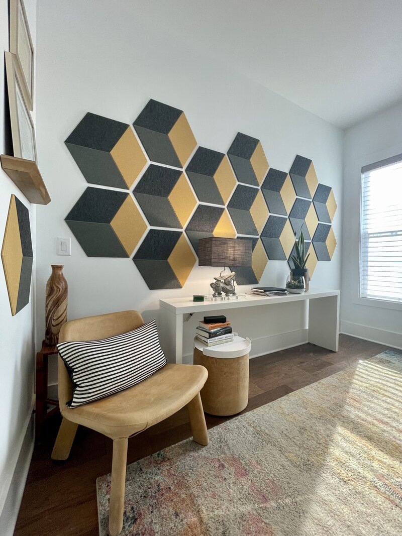 office - Felt Right tile installation