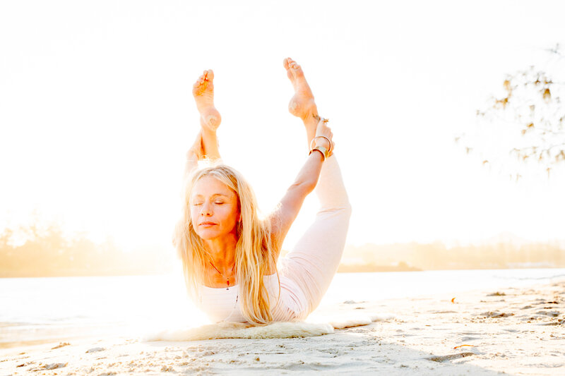 HarJiwan in Bow Pose