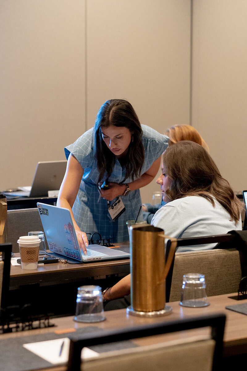 Wedding educators and professionals working together in workshops