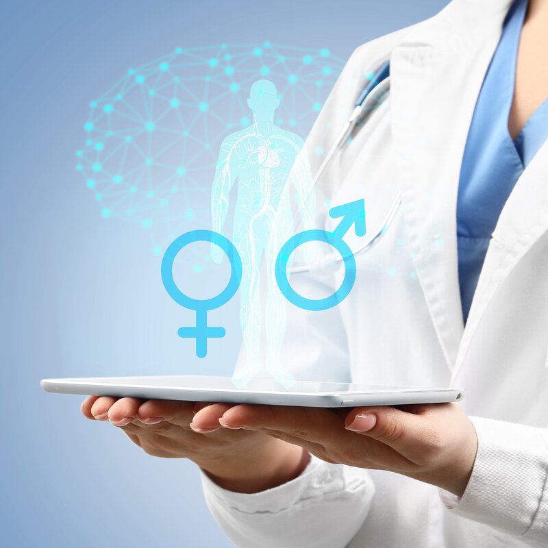 Woman researching on her computer