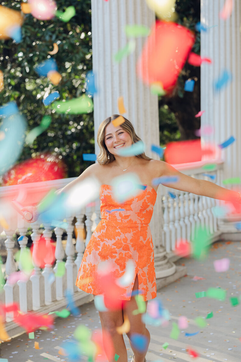 University of tennesse-senior-confetti