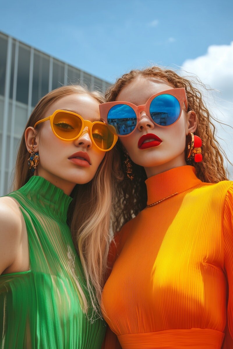 High-Fashion Duo Outdoors (1)