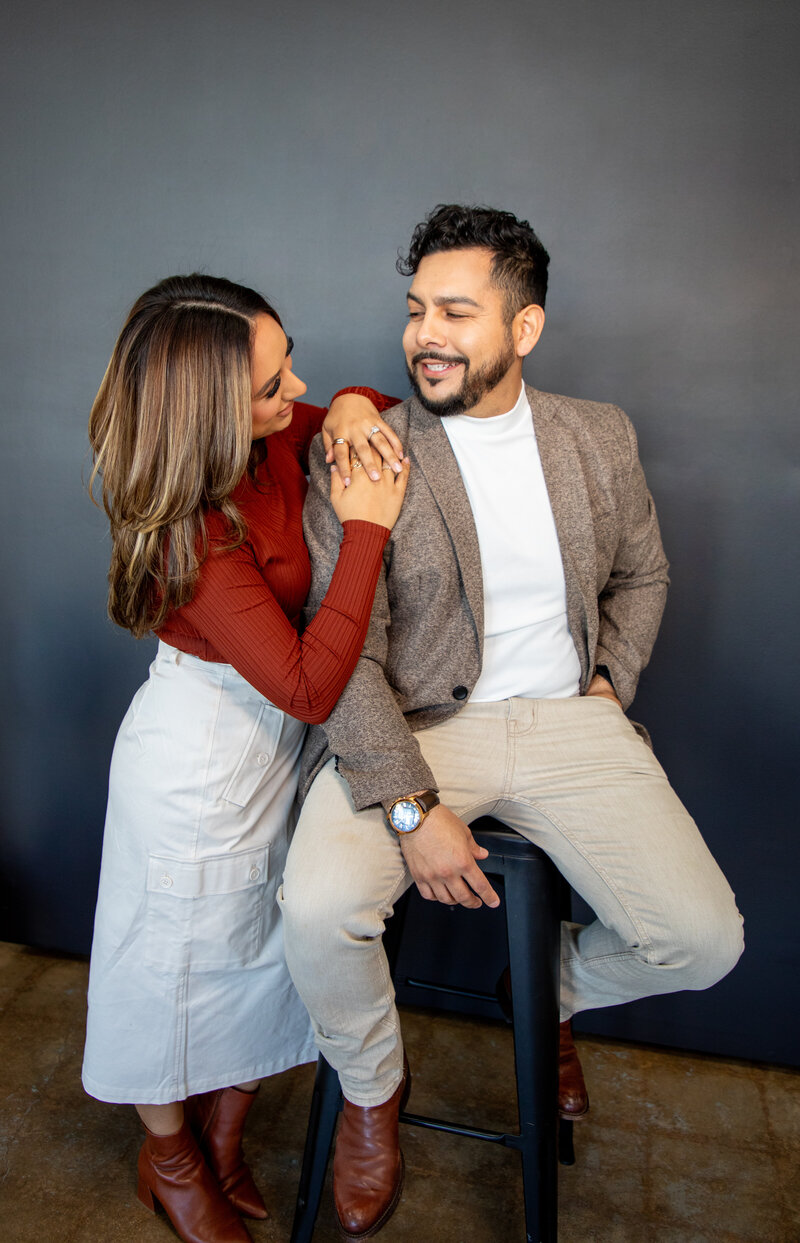 Husband and wife interior design team