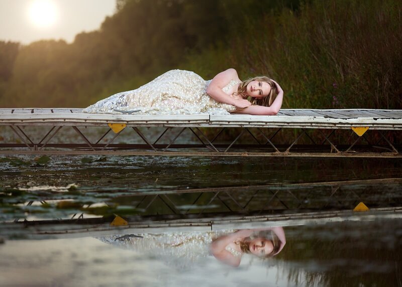 Serene Outdoor Senior Portrait By Senior Picture Photographer-91