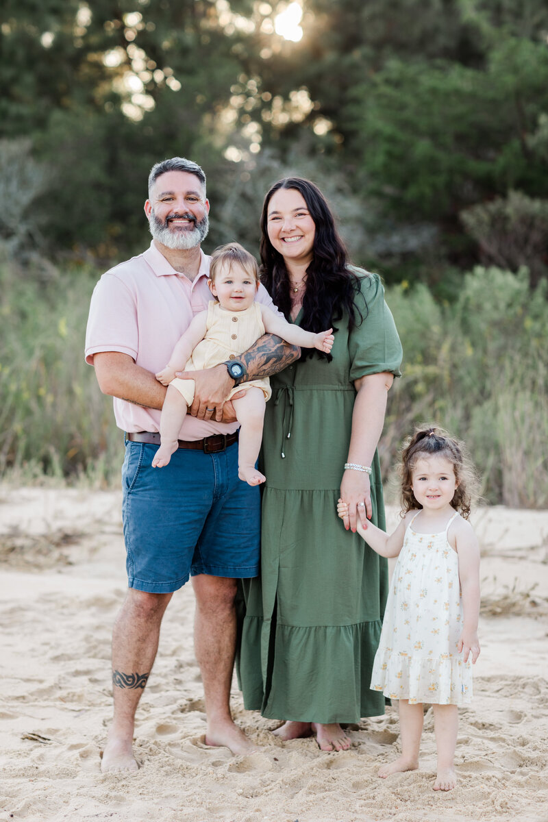 Family Photography beach shoot Williamsburg Virginia