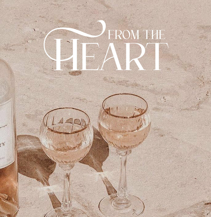 from the heart, wedding planner, wedding planning, elegant wedding, branding, custom branding, website design, custom web design