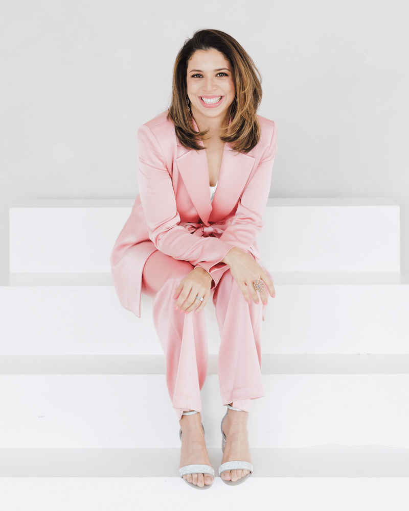 Woman CEO and founder of a lymphatic  drainage spa located in Chicago