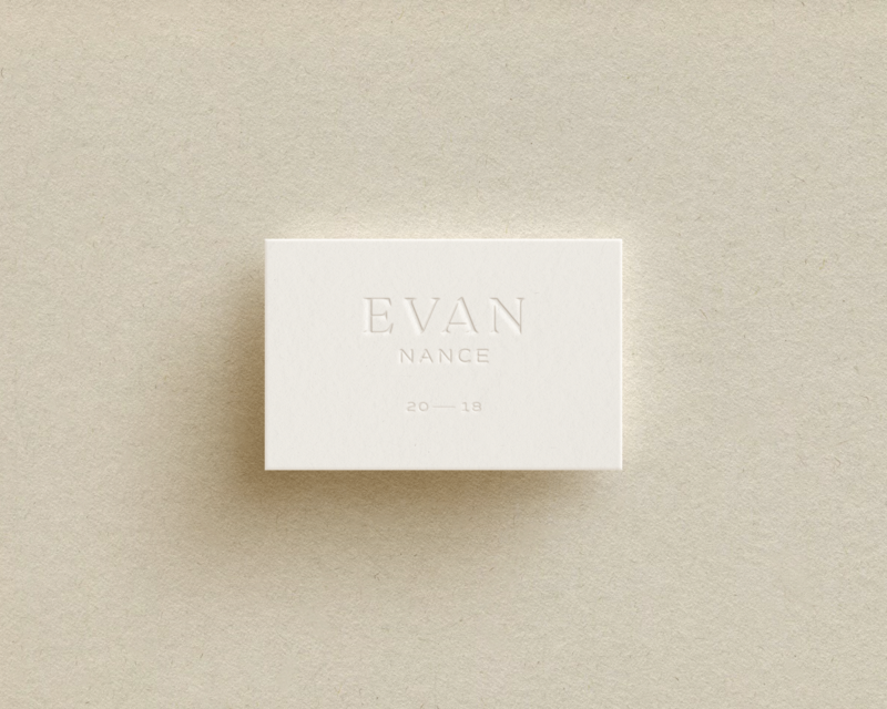 Evan Nance - Business Card - Primary Logo