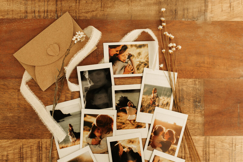 Polaroid for a family session in Christchurch