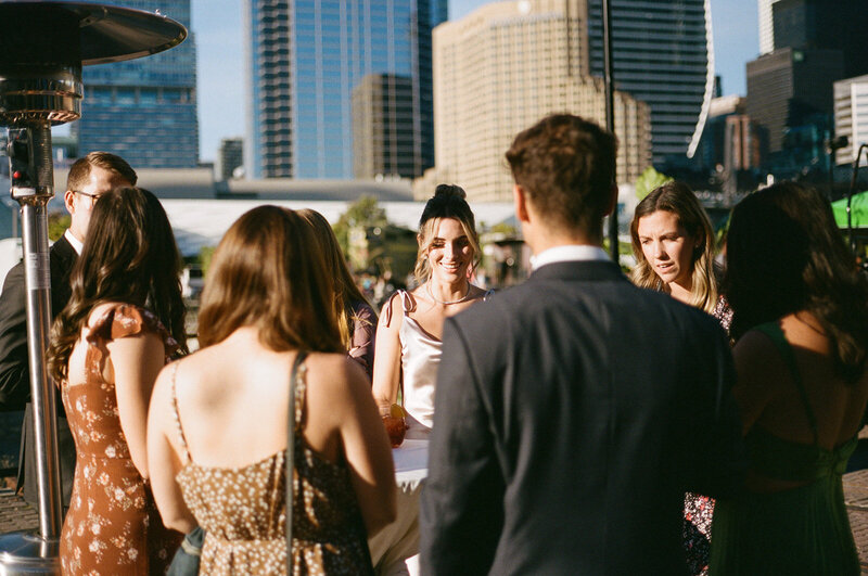 Image of wedding guests at a Durham Region Wedding with Officiant Jennifer van Son