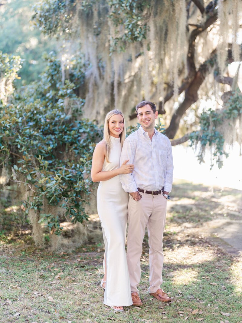South Carolina Engagement Pictures in Murrells Inlet at Wachesaw -5