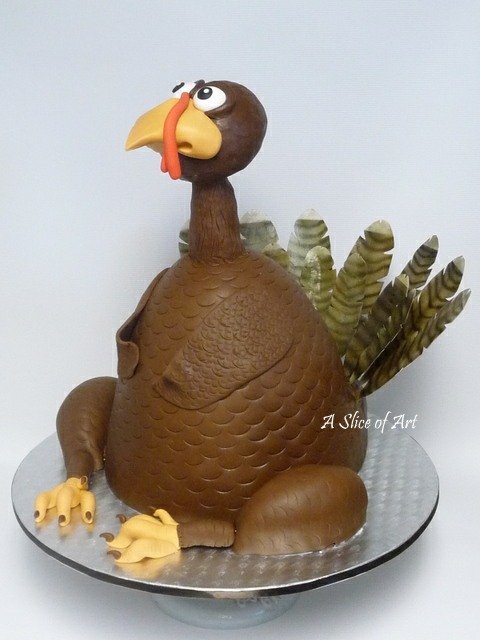 turkey 3d cake