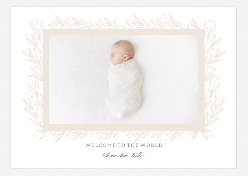 Our beautiful birth announcements come with our Newborn Photographer Washington DC baby plan membership
