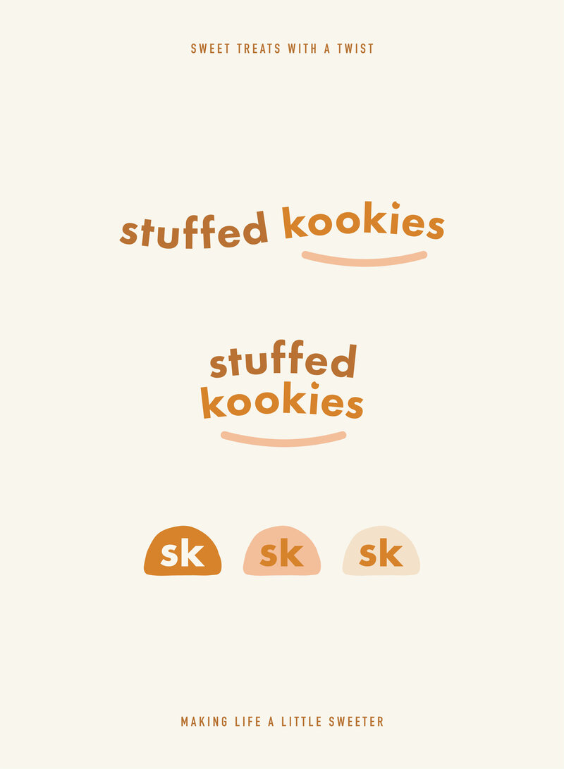 Stuffed Kookies cookie bakery branding logo suite submark-11