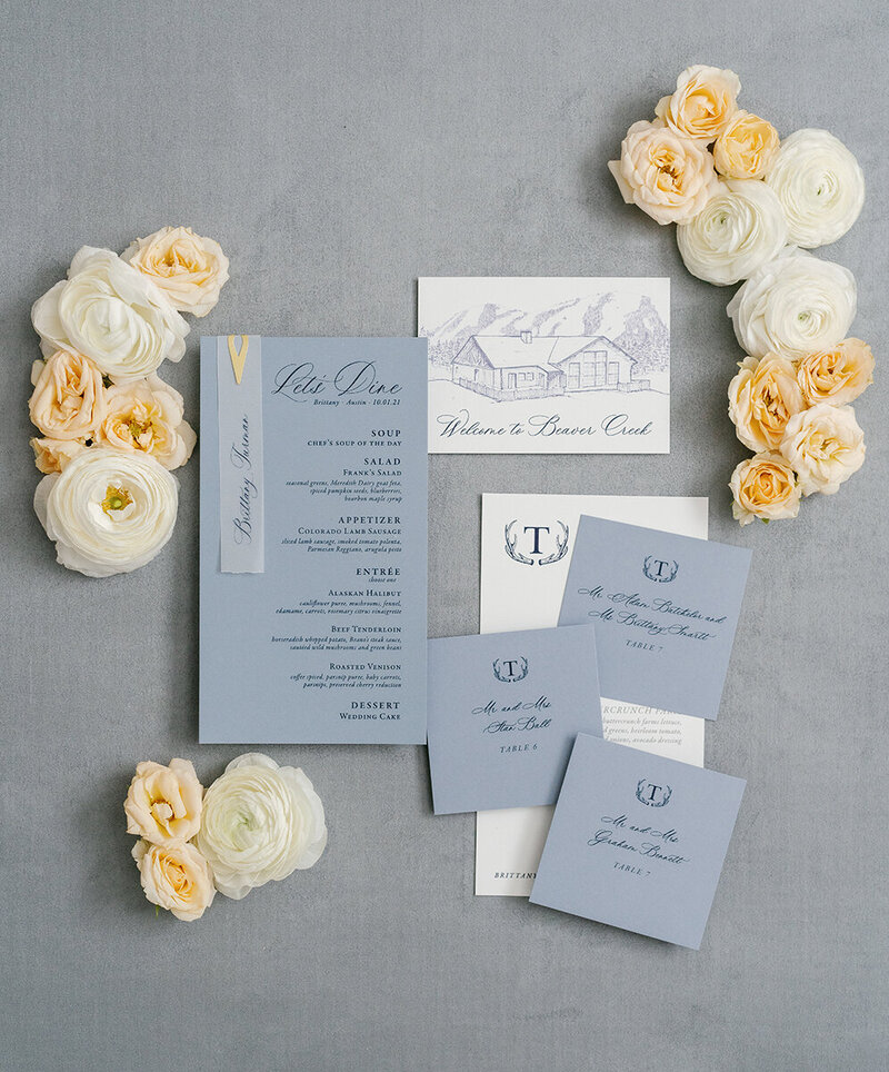 Beano's Cabin Wedding  Invitation