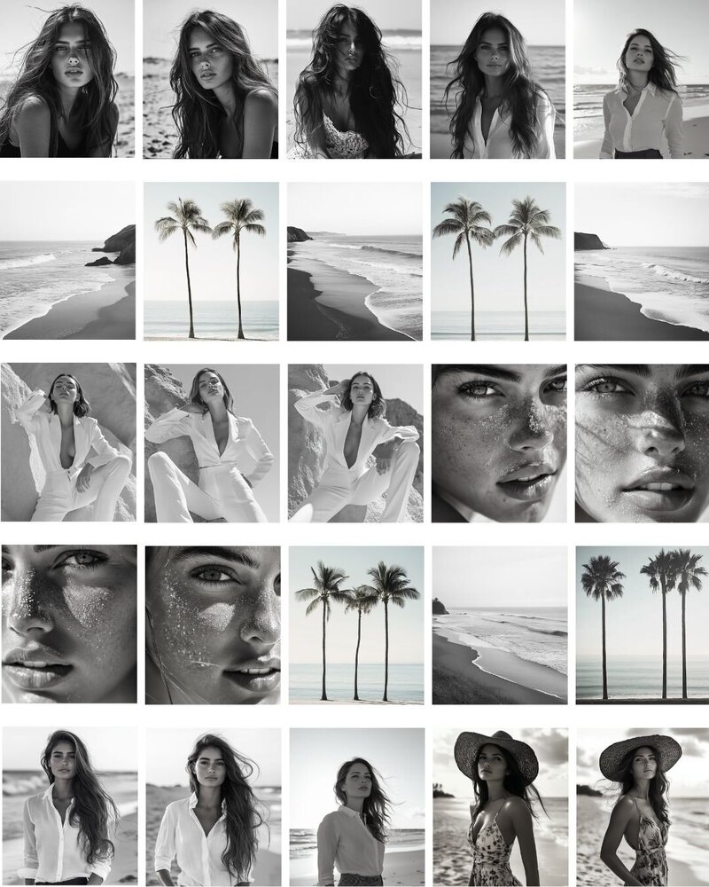 Monochrome Style Mood Board Image - 1
