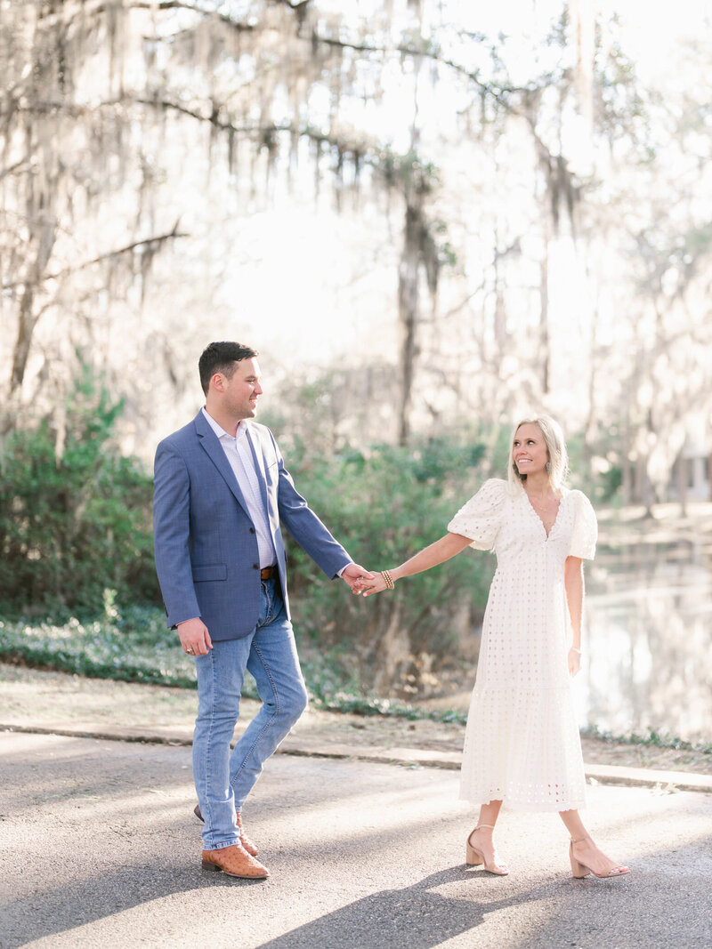 Myrtle Beach Engagement Photography at the Abbey in Pawleys Island, SC