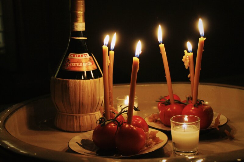 Image of tablescape at an event from luxury videographer at ADP Studio