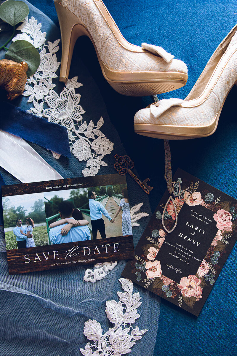 A couple's detail photos before their wedding at Colvin House in Chicago
