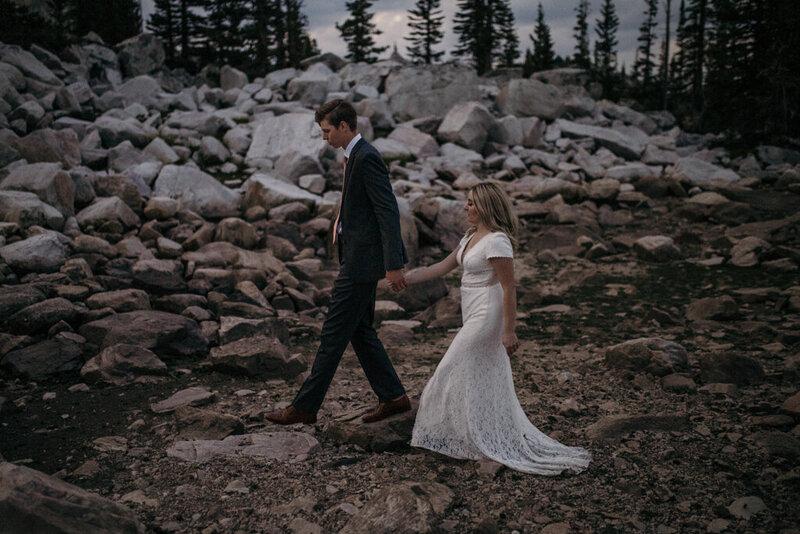 Easy No Hike Elopement in WY