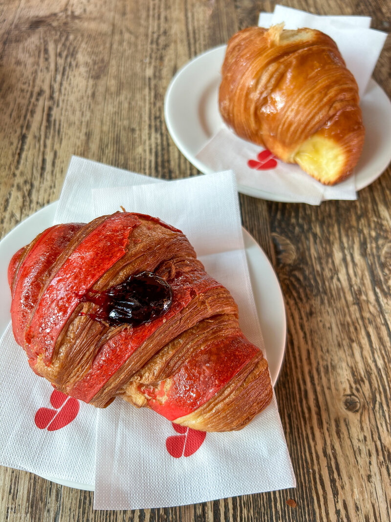 Pastries at Forna Brisa in Bologna, Italy