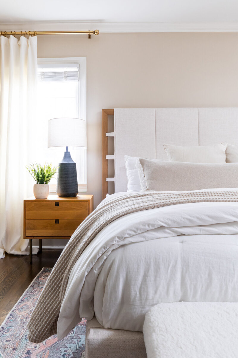 Luxury bedroom design by Alpharetta Interior Designer Andi Morse Design