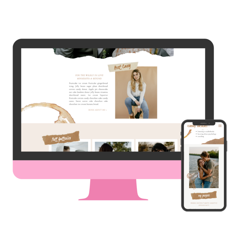 Modern and interactive website design by alyssa daken