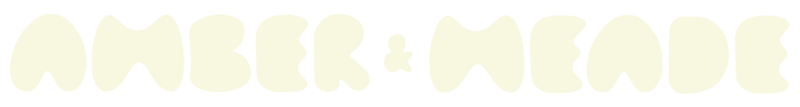 Off-white Amber and Meade logo