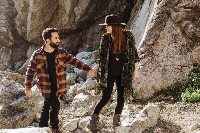 Mike and Heather of Seeking Venture Photo in Alberta.