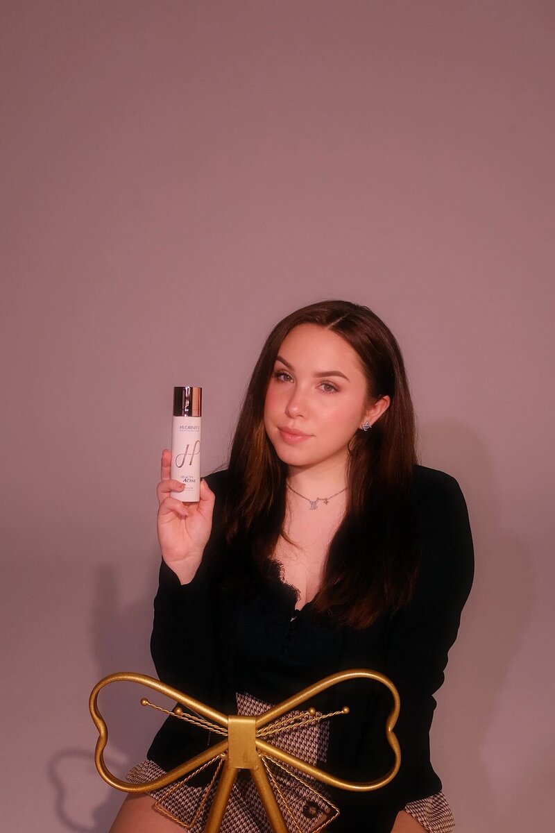 Emily Holding Hydrinity Product