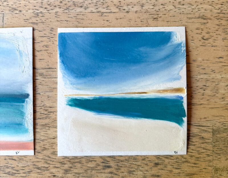 eternity shore kv art flat lay