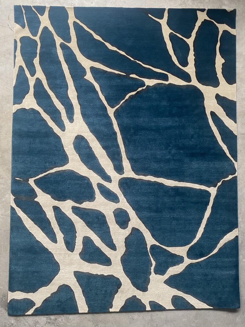 Coral in Teal