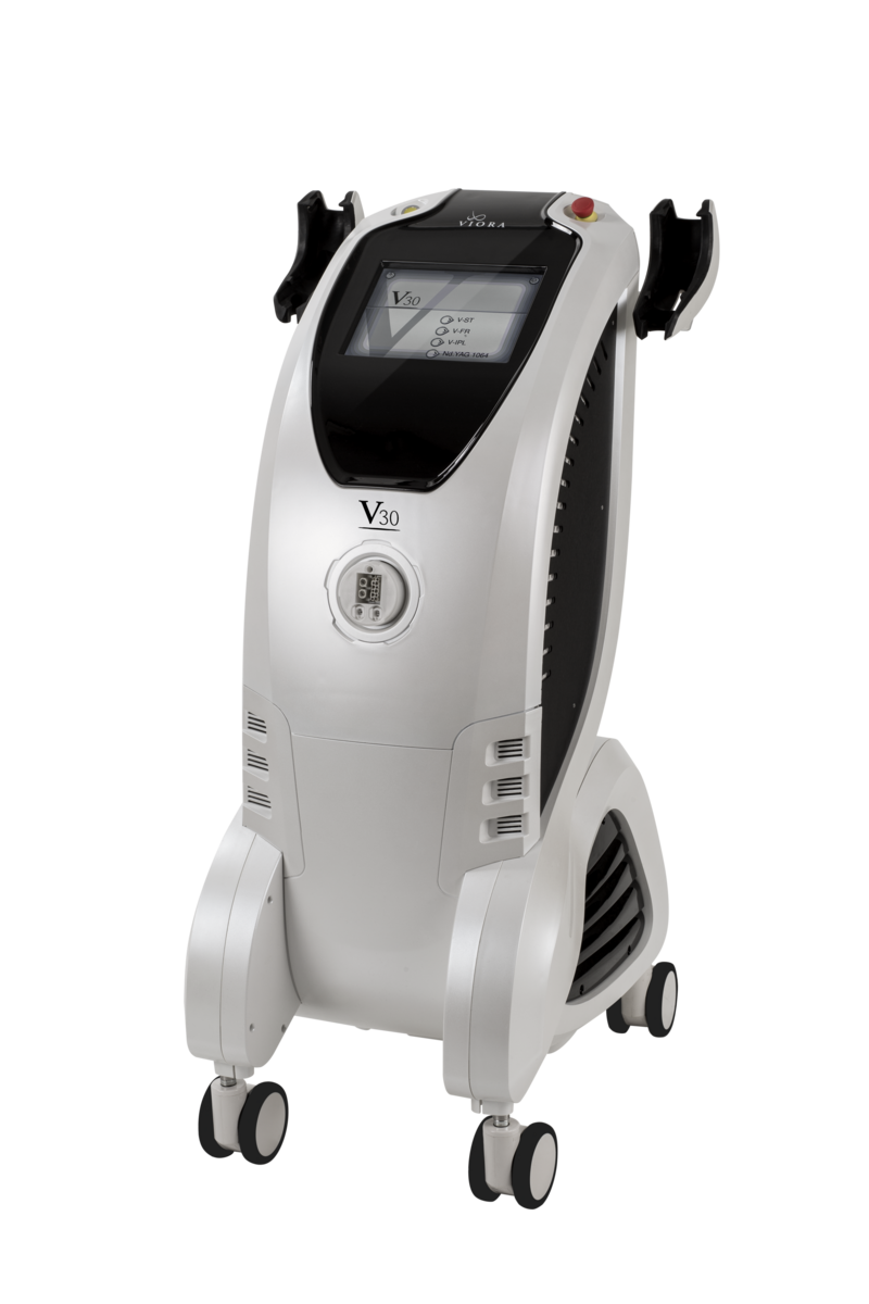Sinclair V-30 device used for vascular lesions removal treatment.