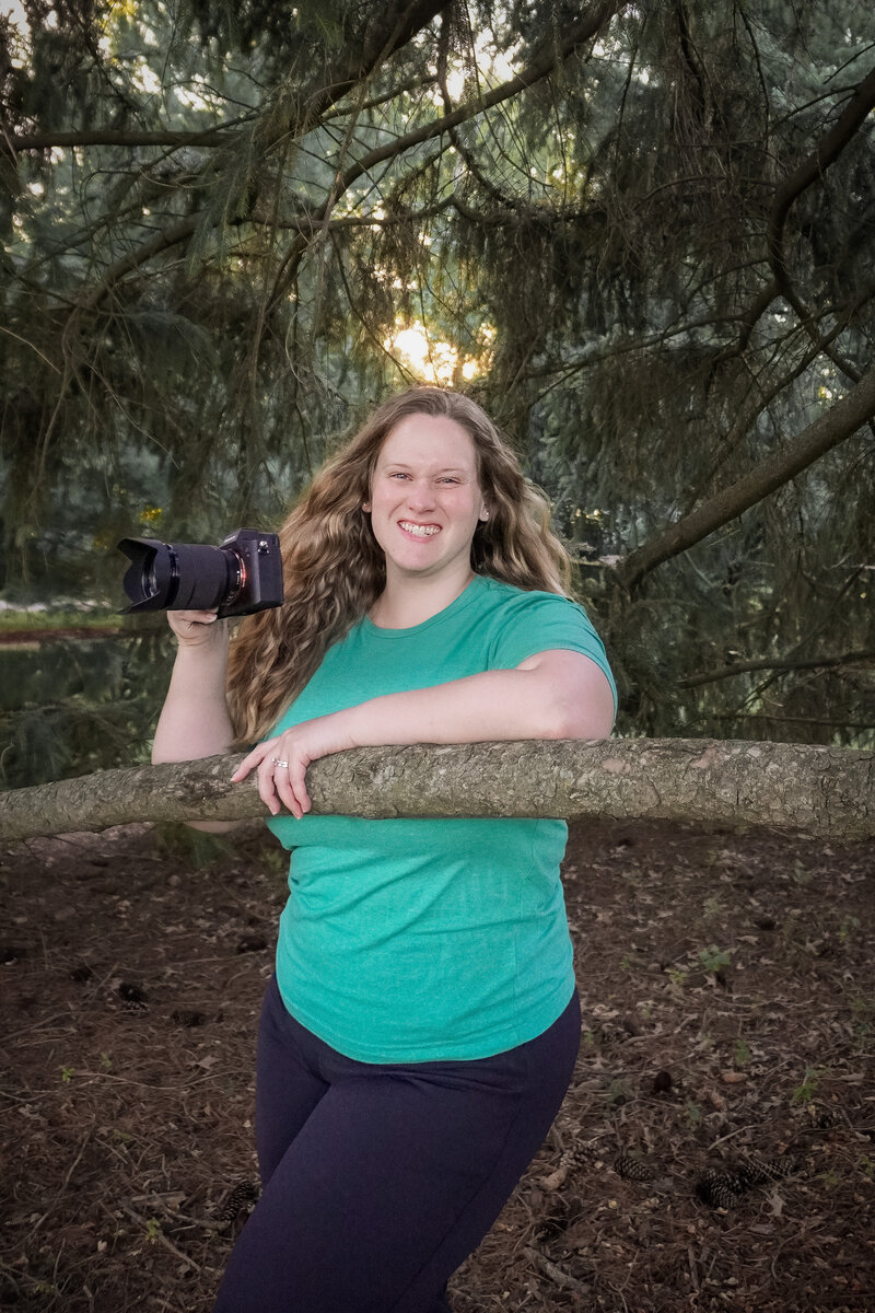 Photo of experienced photographer with camera