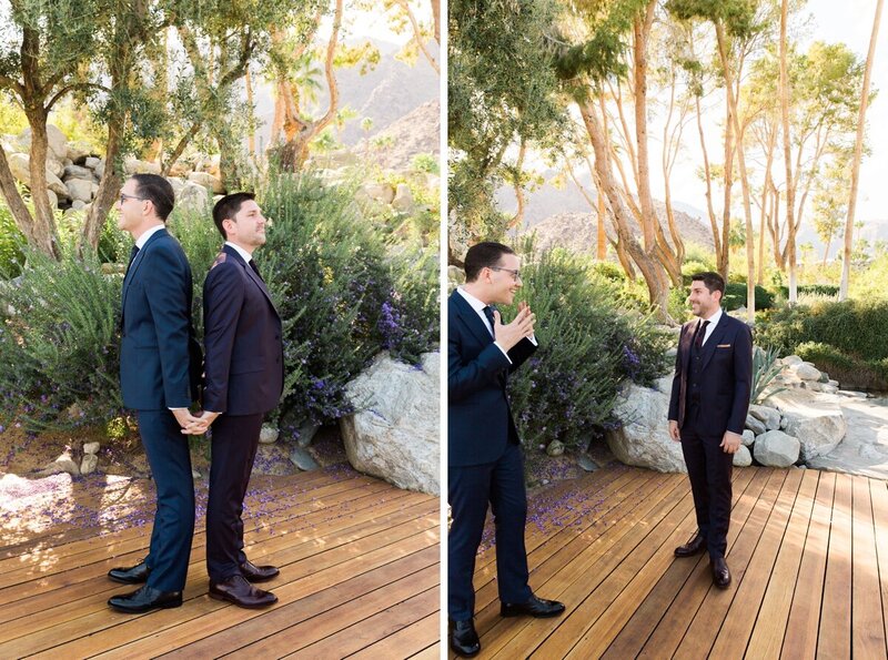 Andrew and Michael's wedding at the Frederick Loewe Estate photographed by Palm Springs photographer Ashley LaPrade.