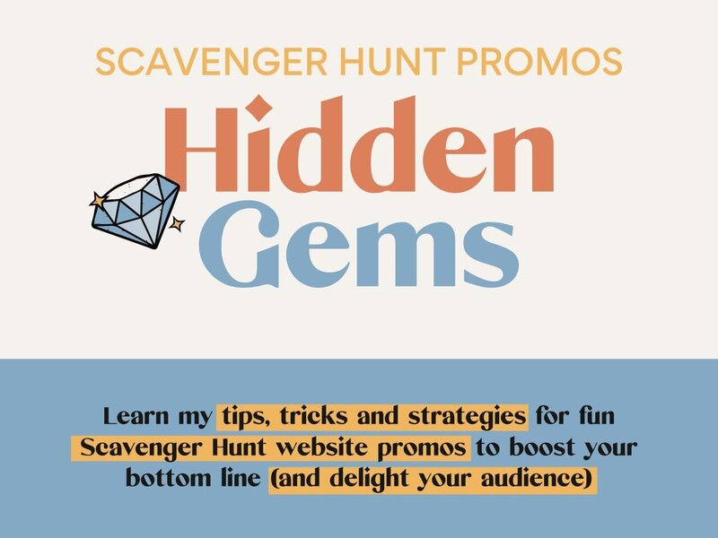 Nadine Nethery of CAN DO Content shares the behind the scenes of her easter egg hunt style website promotion