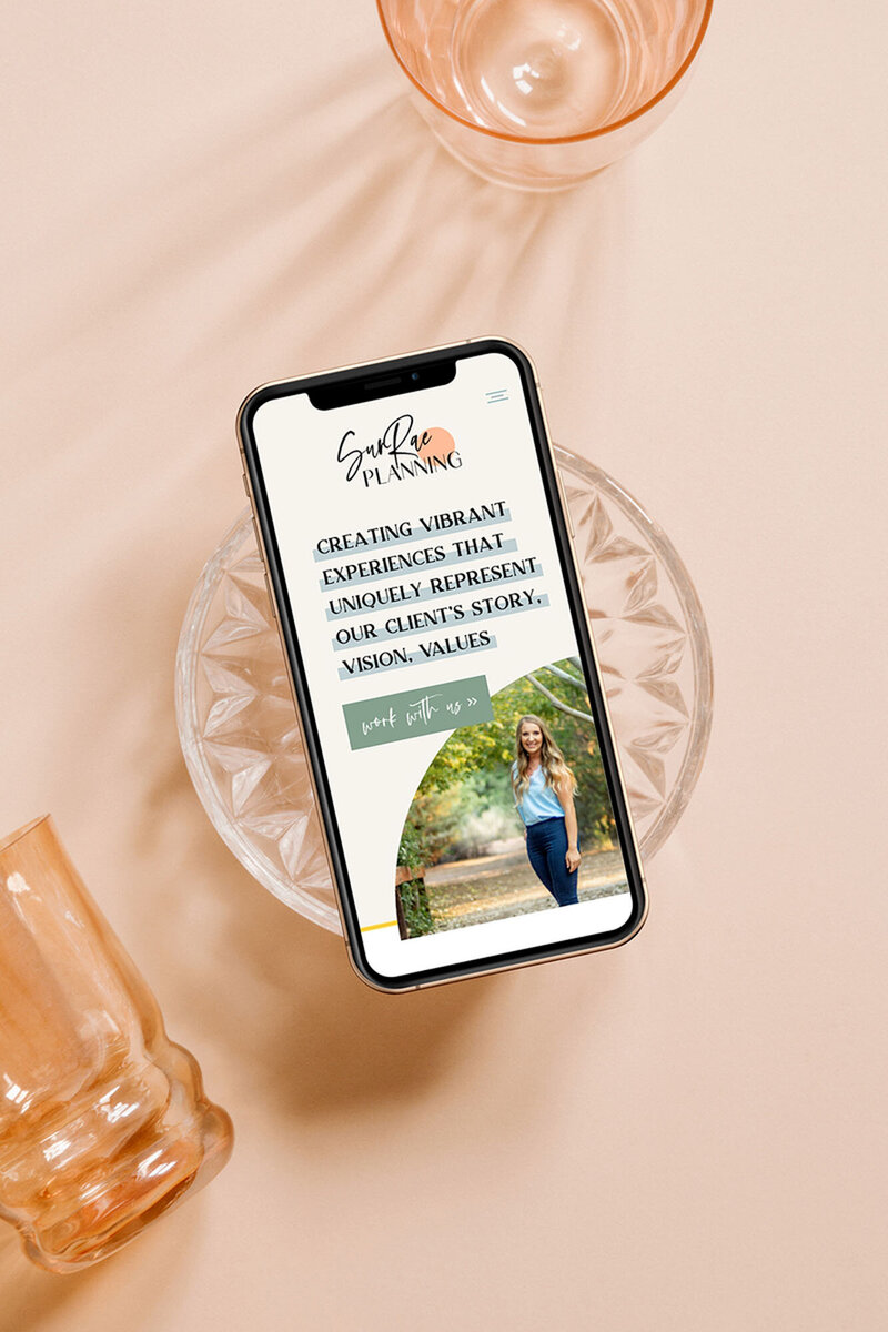 Example of creative web design and branding for entrepreneurs with Palme Design Co