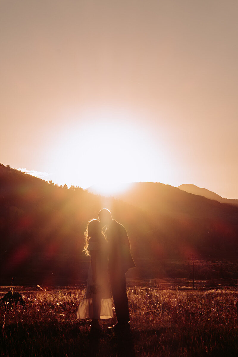 Bride and Groom in Telluride