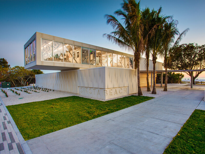 Sweet Sparkman Architecture Siesta Key Beach Pavilions Landscape 4
