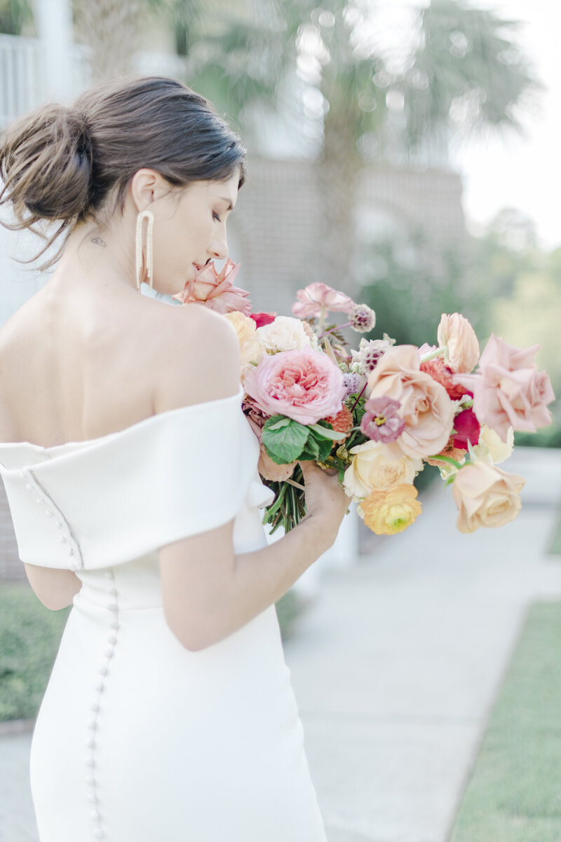 Bride with bouquet-angelinahuffman