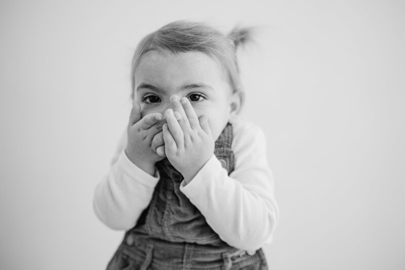 black white toddler personality