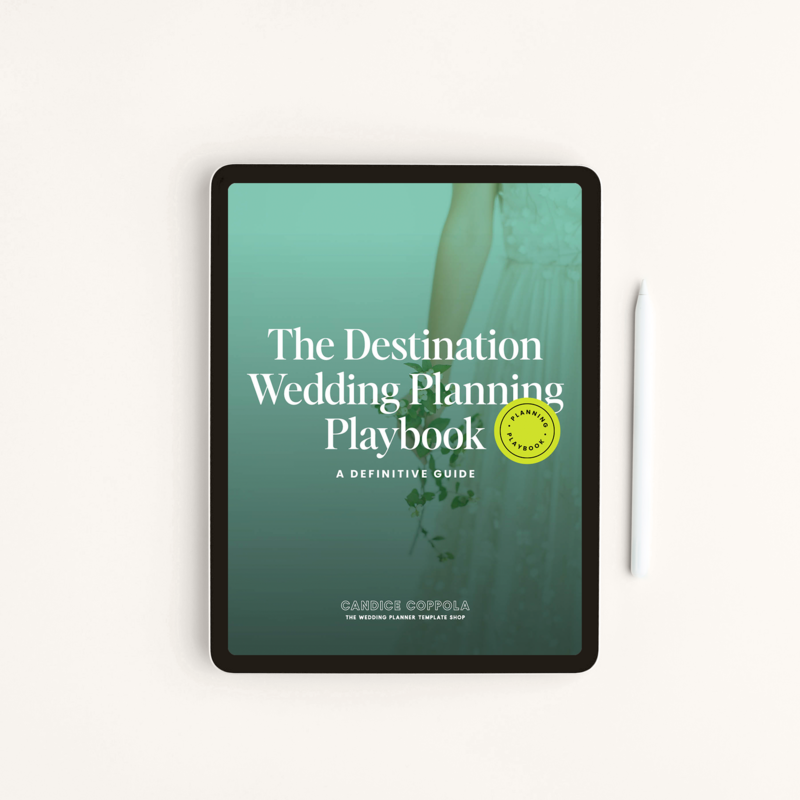 The Destination Wedding Planning Playbook