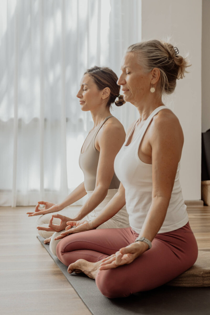 Yoga Studio Phuket Meditation Session Moksha Wellness
