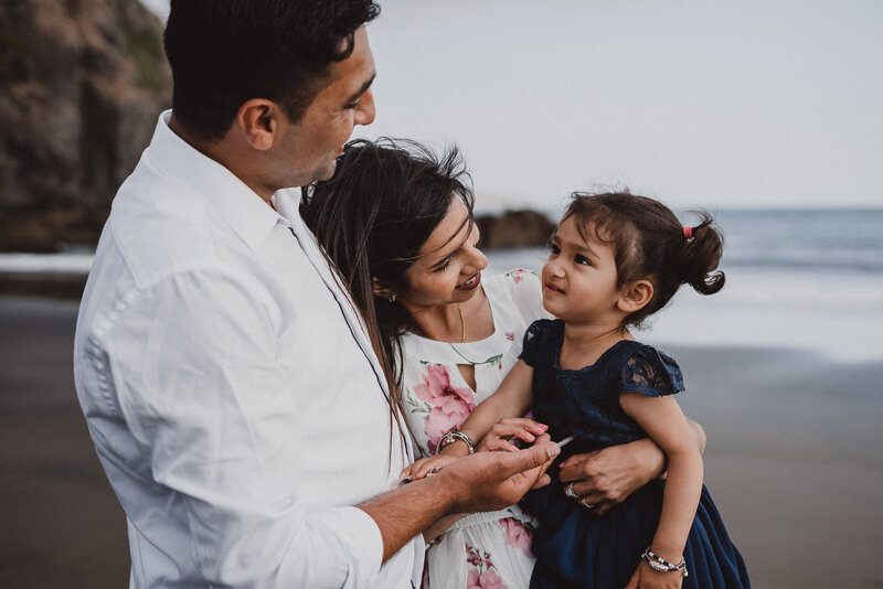 Relaxed and candid family photographer auckland