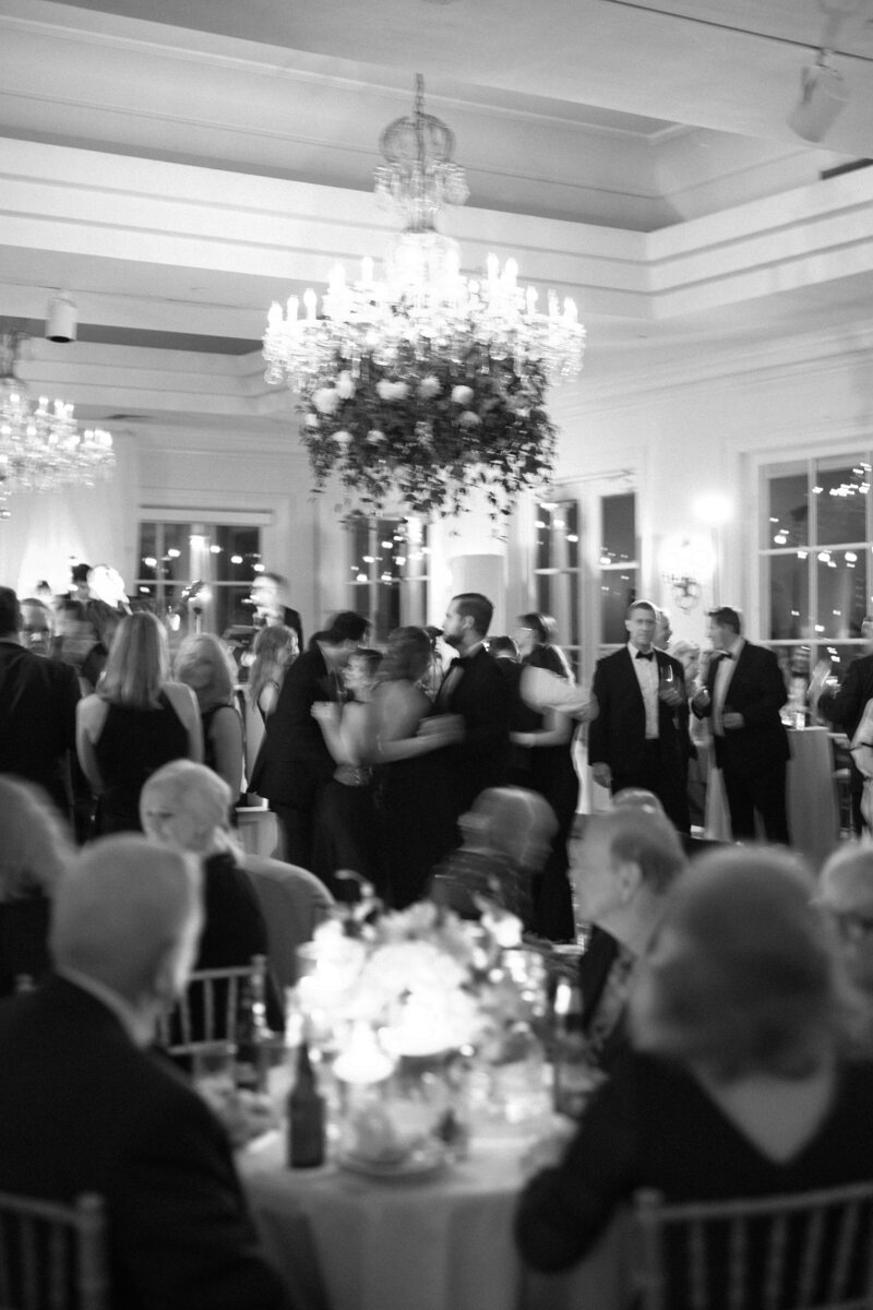 Romantic Reception Black White Hope Gray Photo