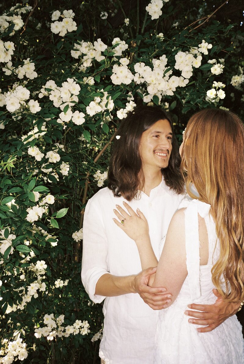 Romantic-DC-Rose-Gardens-Engagement-Photos-on-Vintage-35mm-Film-1