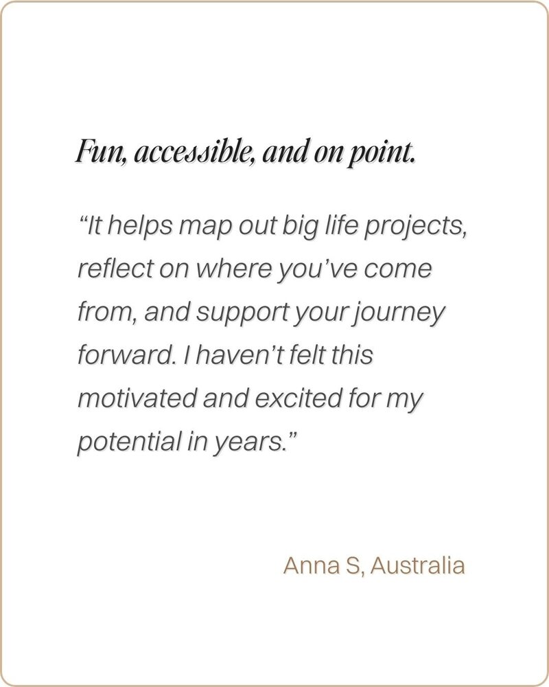Testimonial image highlighting results from the LifeTime Guide by Lidia Ranieri.