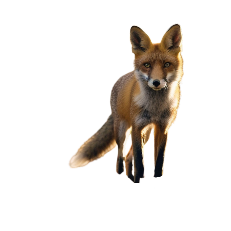 Courageous Fox Design in Brave Star Showit Template Reflecting Quick Thinking
