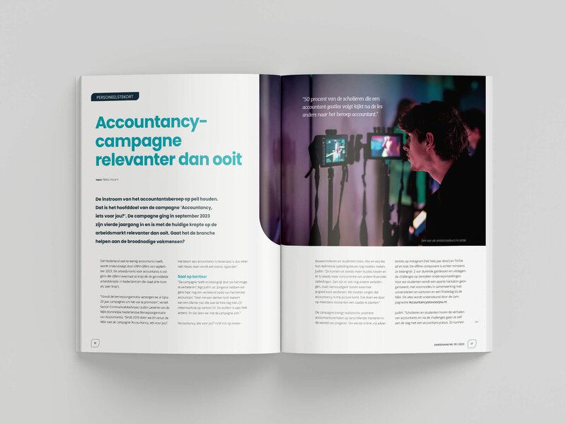 Studio Paoline Kruijssen - portfolio vormgeving - SnelStart Aangenaam Magazine - 16