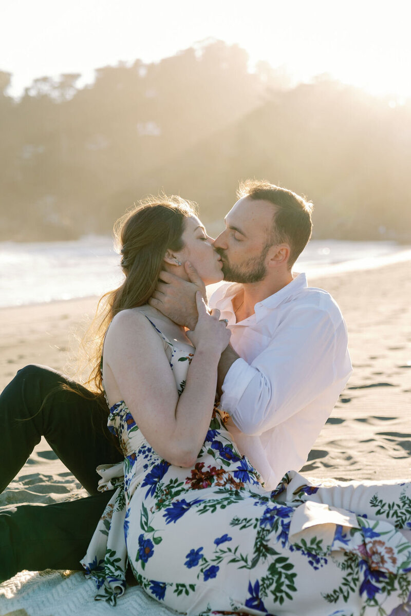 Romantic Engagement Session at MUIR WOODS RESERVATIONS